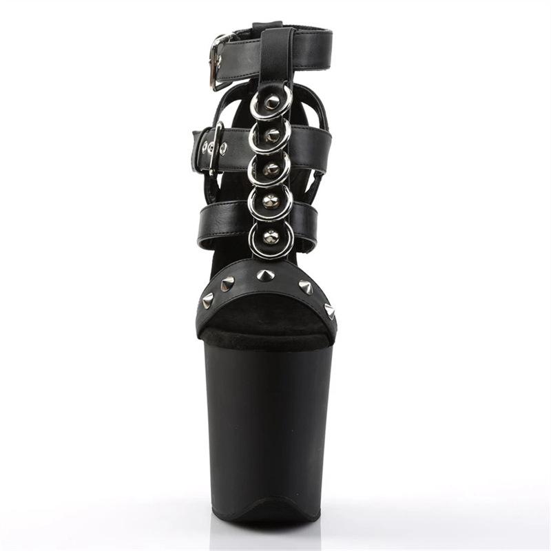 Trendy brand fashion sandals girl 2025 summer new fish mouth fairy wind round buckle one-word buckle with versatile high heels