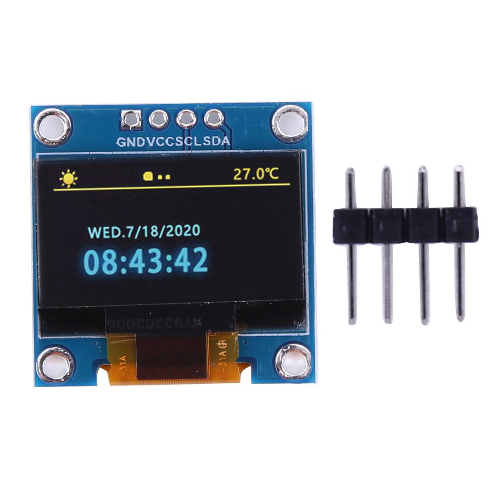 0.96 Inch Oled IIC Serial White OLED Display Module 128X64 I2C SSD1306 12864 LCD Screen Board For Arduino ROHS Certification