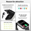TWS 2 In 1 Smart Sports Watch Wireless Bluetooth Headset Calling Health Monitor Fitness Record Watches With Headset for Men Women