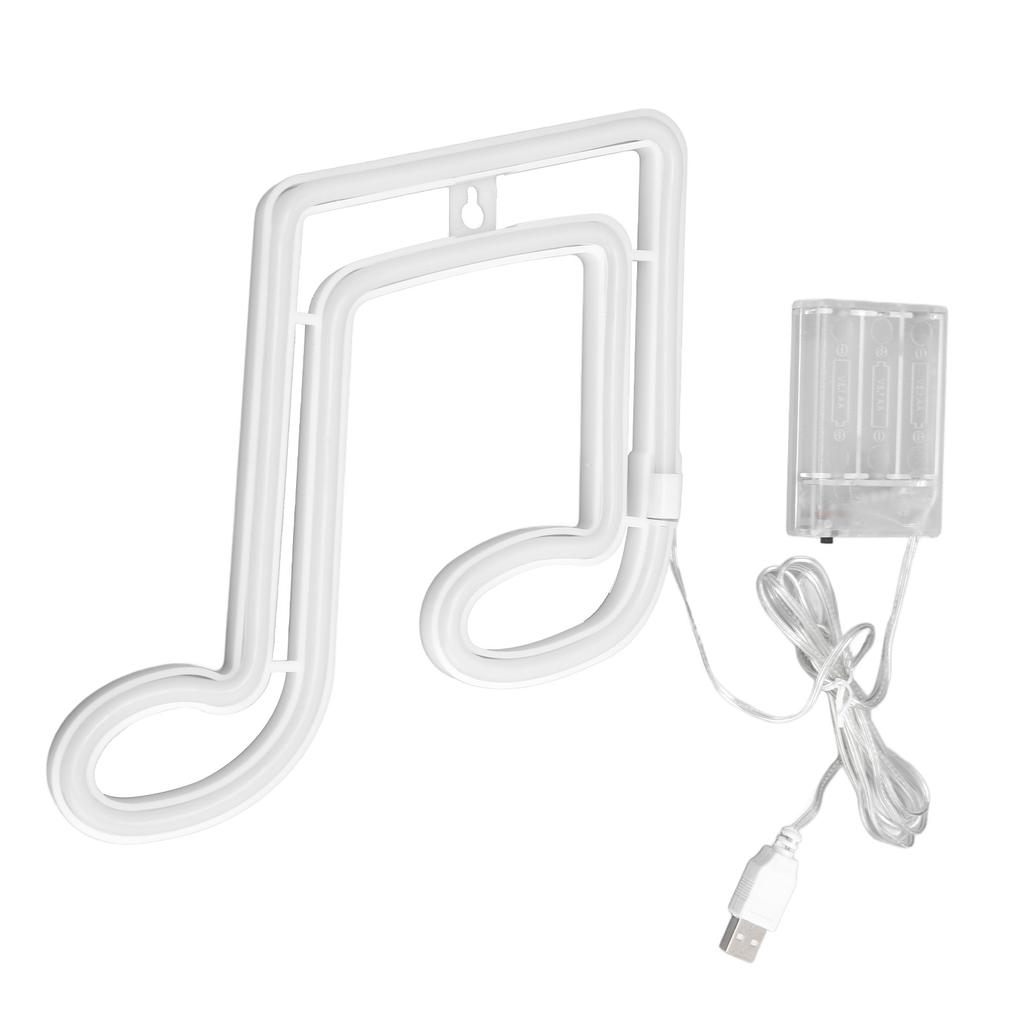 LED Neon Light Music Note Neon Night Light Concert Wall Lamp Party Wall Hanging Neon Lamp