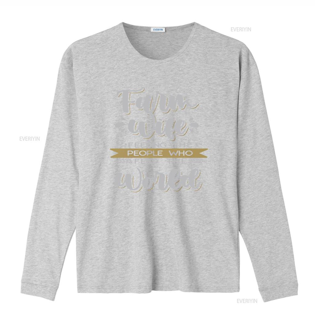 Farm Wife T Shirt Farmer Mom Feeding The People  vintage Washed Stylish Casual Breathable designer clothes graphic Soft homme