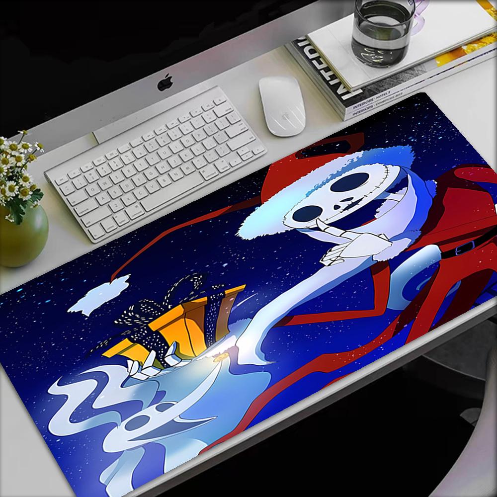 The Nightmare Before Christmas Theme Mouse Pad, Non Slip Rubber Base, Multifunctional Office & Home Decor, Perfect for Workspace Personalization.