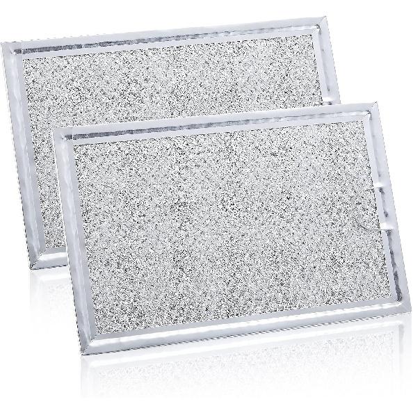 Microwave Filter Replacement for GE WB06X10359, Microwave Vent Filter for LG 5230W1A012B, Kenmore, Frigidaire, Microwave Grease Filter 7-5/8" x