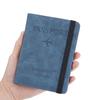 Men and Women Pu Leather Rfid Blocking Wallet Minimalist Passport Protector Frosted Credit Card Holder