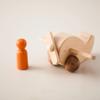 Detachable Aircraft Beech Figures Wooden Aircraft Montessori Toys  Baby Gifts