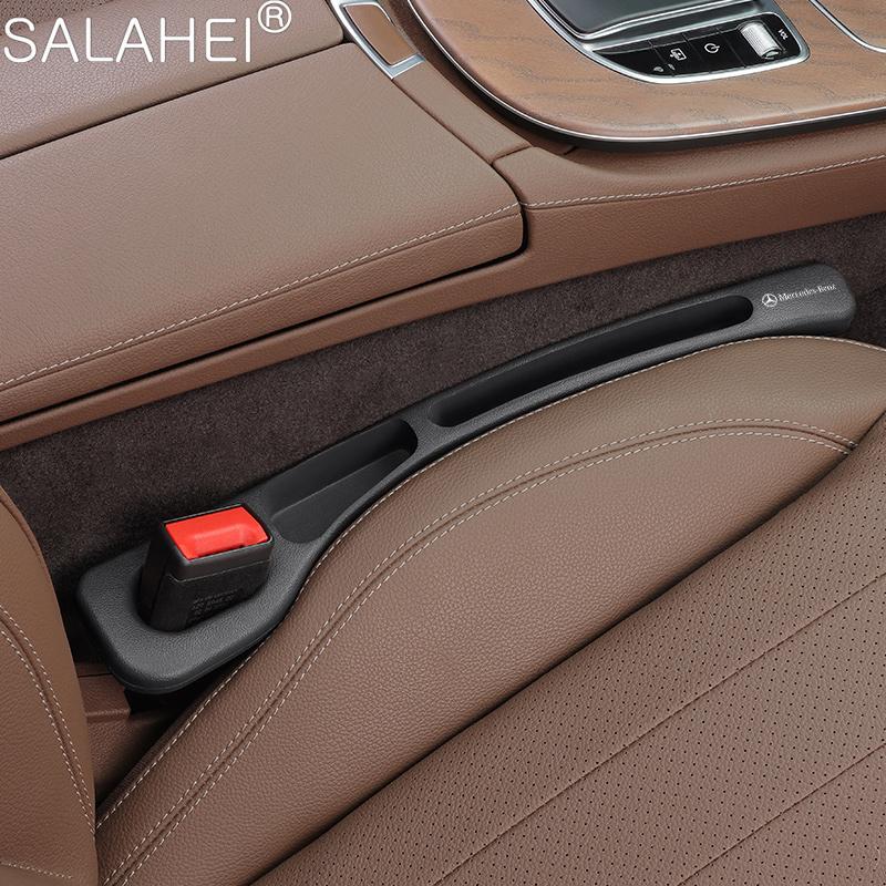SFX1 2pc Car Seat Gap Filler Leak Proof Strip For Mercedes Benz CLA GLC GLA GLB GLE GLS W212 W213 W205 W206 C180L C E S Class sticker