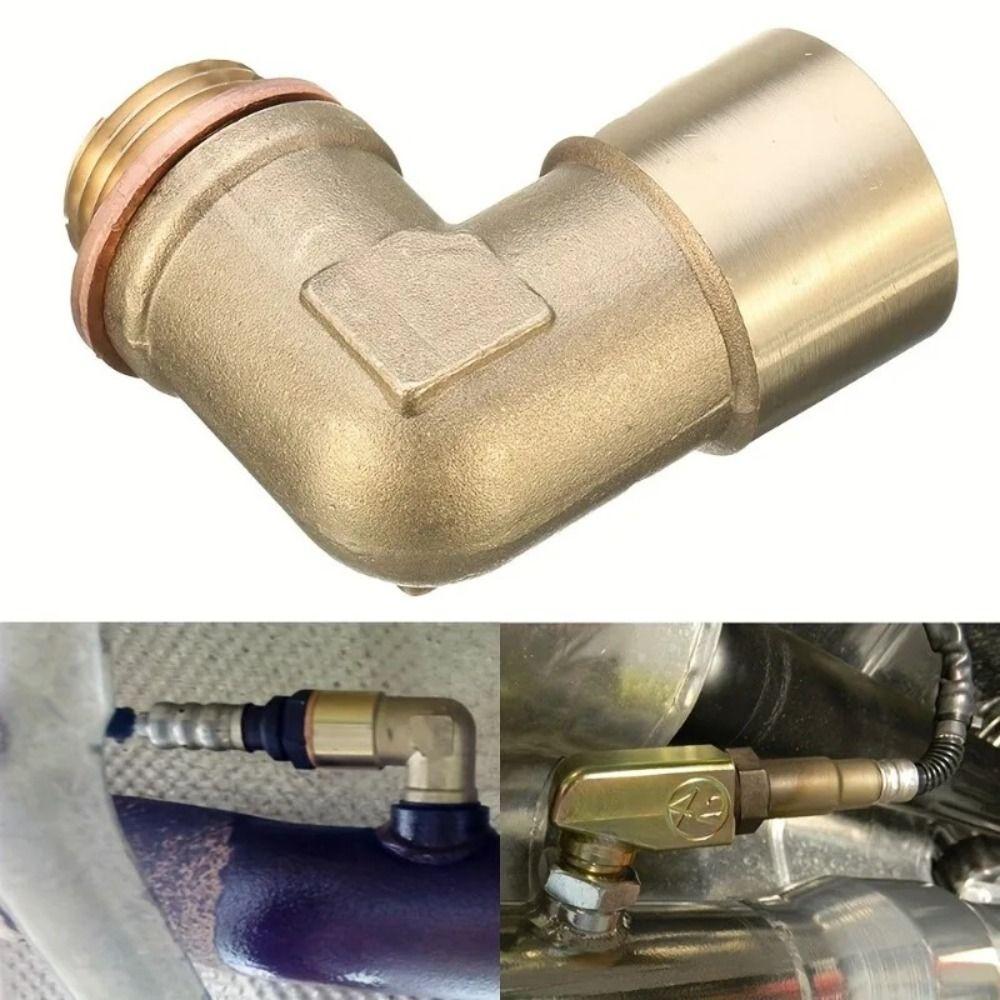 M18 X 1.5 Brass Fitting Brass Material 90 Degree Sensor Adapter Engine Maintenance