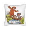 Monkey Punch Pillow Case Cute Funny Pillow Cover Design Pillowcases For Sofa Car Home Decor