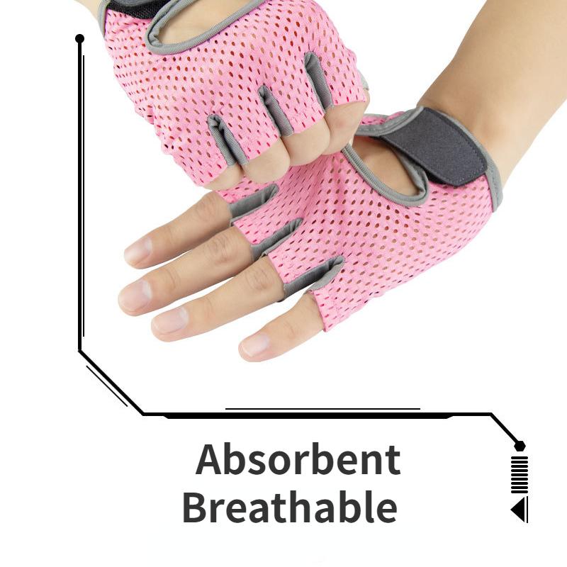 Перчатки для фитнеса и спорта, перчатки для велоспорта с полупальцами, нескользящие, дышащие, мужские и женские, летние, мягкие, для рыбалки, перчатки без пальцев