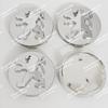 4 Pcs 60mm Wheel Center Caps for Peugeot 308 408 508 2008 3008 4008 5008 301 206 207 307 RCZ SR1 407 607 208 107 807