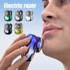 Мини Электробритва USB Перезаряжаемая IPX7 Водонепроницаемая Портативная Дорожная Бритва для Влажного и Сухого Бритья Мужской Триммер для Бороды Инструмент для Удаления Волос