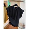 Женская футболка с короткими рукавами-буфами, Новинка лета, Свободный крой, Универсальная базовая модель для студенток, Модный стиль, Верхняя одежда