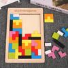 Деревянная пазл-игрушка Монтессори, Логическая игра-головоломка для детей, Образовательные игрушки для раннего развития детей, Подарок на день рождения для