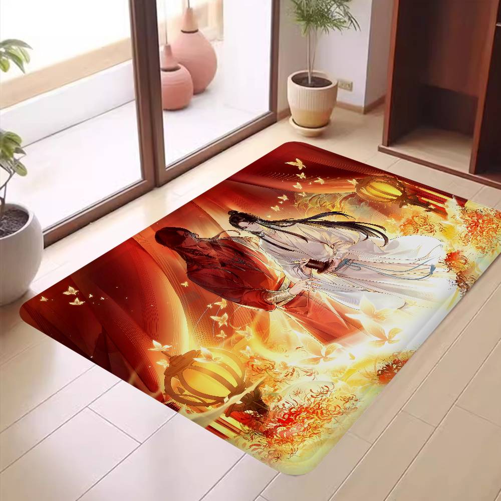 Tian Guan Ci Fu Floor Mat Cheaper Anti-slip Modern Living Room Balcony Printed Bedside Mats