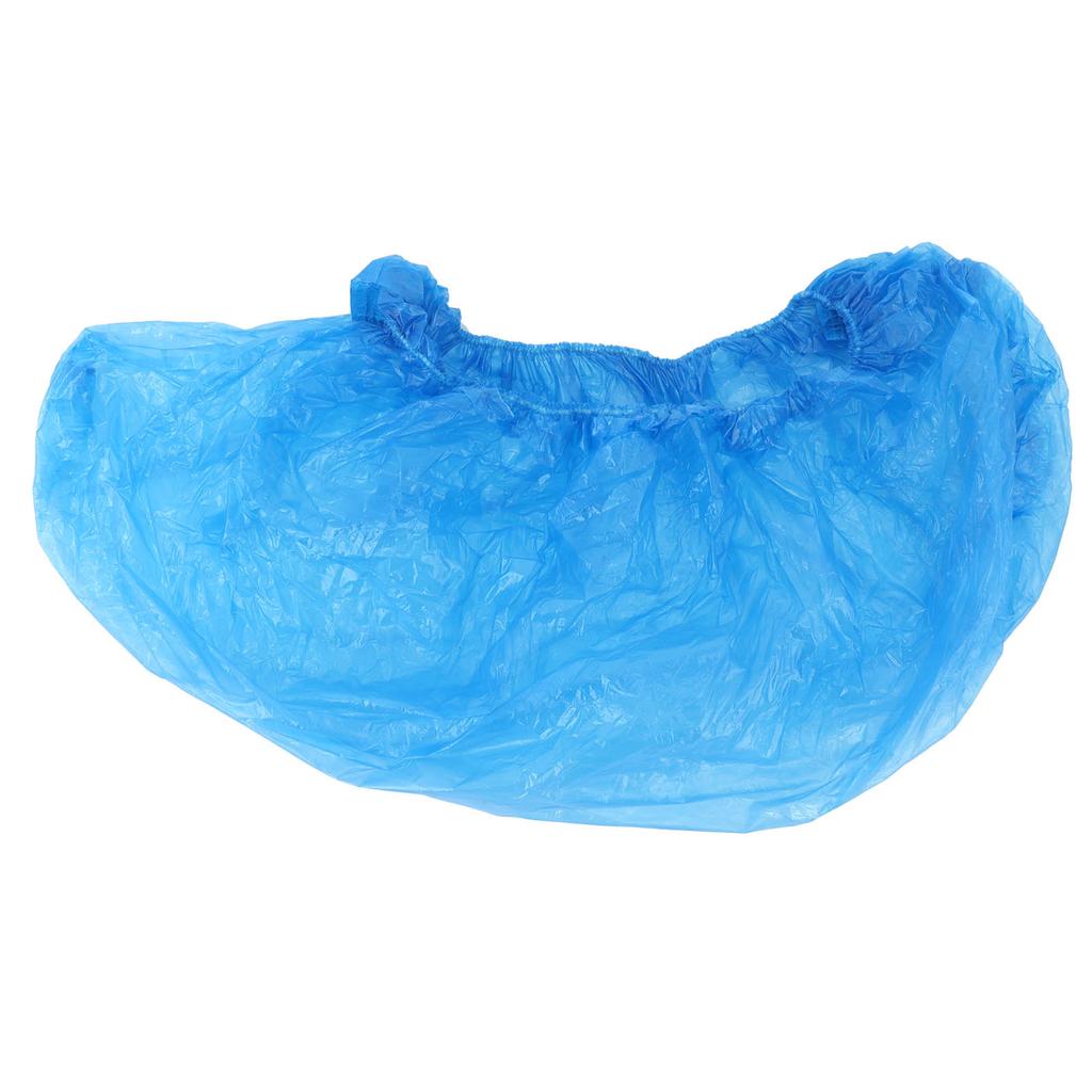 100 шт одноразовые бахилы PE утолщенные водонепроницаемые защитные чехлы для обуви для дома от дождя