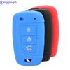 Jingyuqin 3-кнопочный силиконовый чехол-накладка для пульта ключа для Hyundai Solaris 2 Elantra i30 i35 i40 Tucson Kona 2015 2016 2017 2018