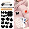 Waterproof No-Sew Down Jacket Repair Patch - Self-Adhesive Fashion Applique for Mending Clothes