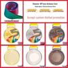 Cultural & Creative Sports Medals: Gold, Silver, Bronze Marathon Round Medals & Badges