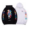 813 CHROME HEARTS Осень и Зима Новая Большого Размера Классический Стиль С Логотипом Худи, Подходит для Ношения Парами
