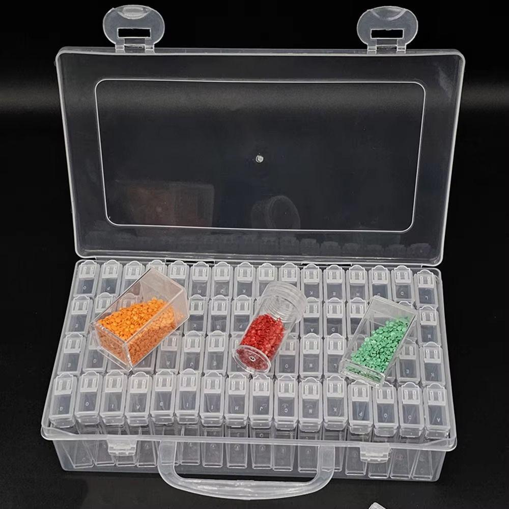Clear Diamond Embroidery Accessories Drill Box DIY Storage Box