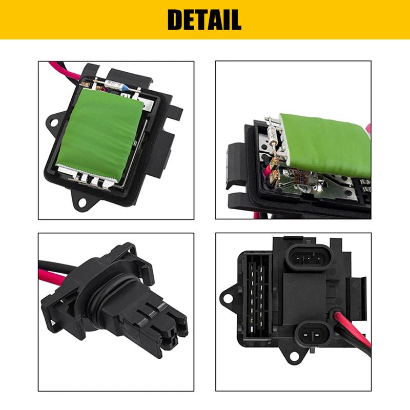 Для Renault Trafic Mk2 2001-2018 Vauxhall Opel Vivaro A Резистор вентилятора отопителя Мотор вентилятора Сопротивление 7E095926 Автоаксессуары