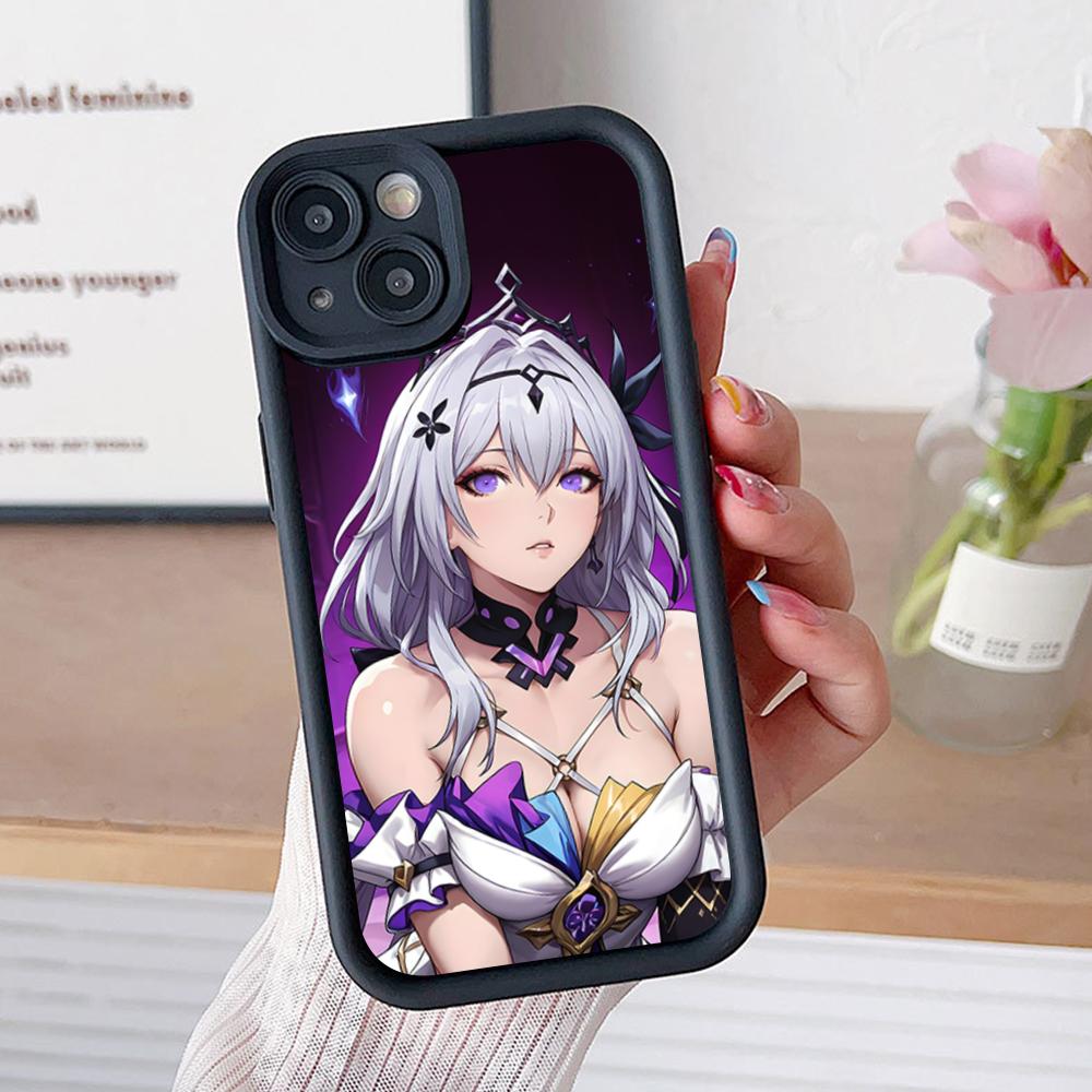 HSR Касторовое загущающее ТПУ Чехол для мобильного телефона для iPhone 17 16 15 14 13 12 11 Air Pro Max Plus Цветная крышка