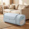 Visible Quilt Storage Bag Folding Blanket Storage Organizer Comforter Storage Bag Wardrobe