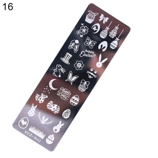 Штамп для полировки, двухсторонний маникюр, инструмент для размазывания ногтей