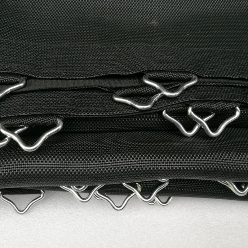 30pcs Practical Trampoline Triangle Repair Rings Galvanized Steel Clip for Kids Jump Bed Stability and Long Time Use