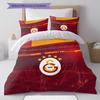 Galatasaray Power Bedding Quilt Set Quilt Cover Pillowcase Home Decoration Birthday Gift (1 * duvet cover + 2 * pillowcase, without core)