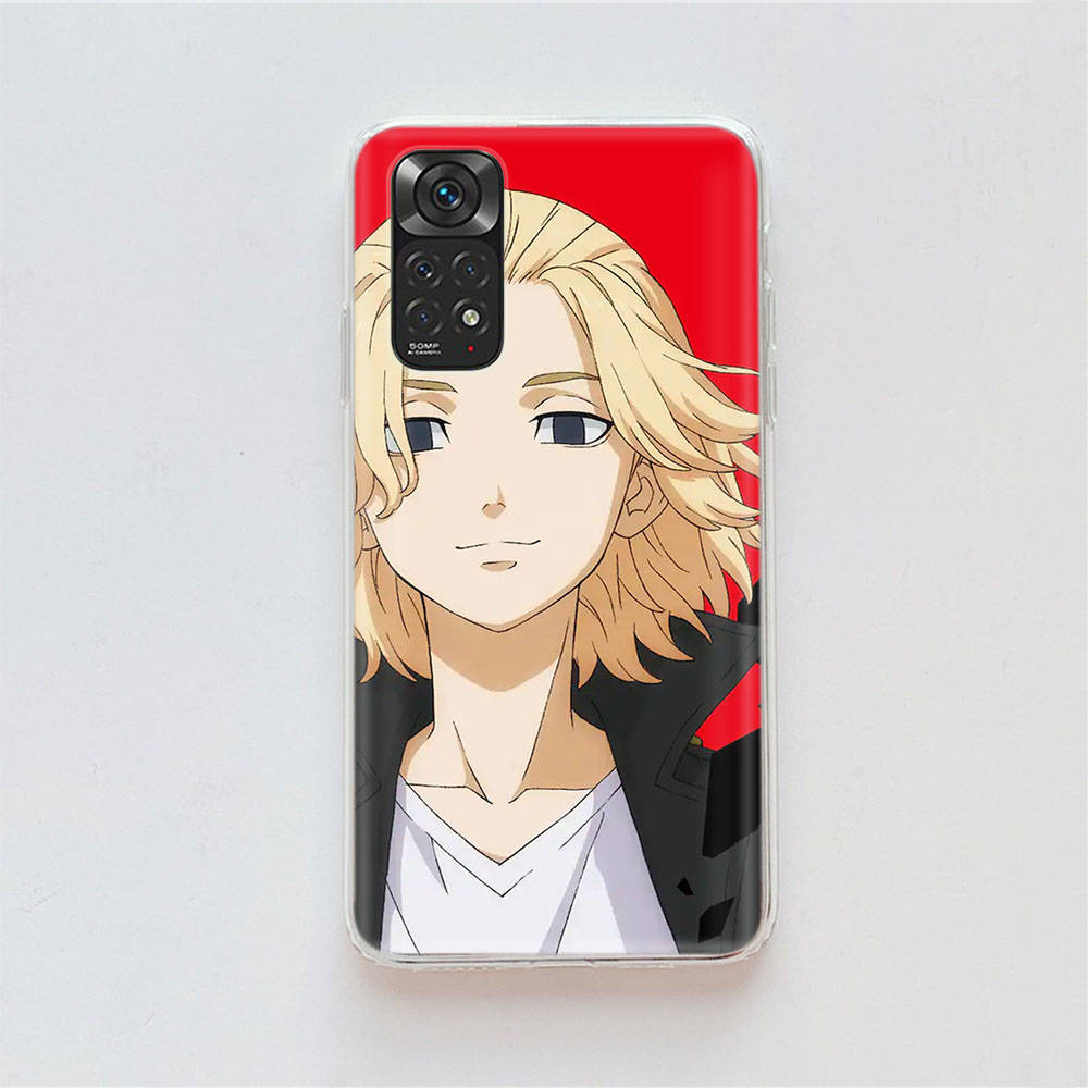 Чехол DT25 Tokyo Revengers для Samsung A04 A14 A23 A34 A54 M23 M33 M52 M53 Realme 10 9 C30S C35 C55 VIVO Y02S Y21 Y33S Y51 X80 Pro Прозрачная крышка