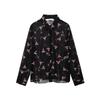 Kaslead New Arrival Women's Fashion Style Fashion All-Match Translucent Print Long Sleeves Shirt 9030213