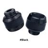 2PCS Burning Titanium Motorcycle Frame Slider Aluminum Front Fork Cup Falling Crush Protector Carbon Fiber for Motorbike Scooter