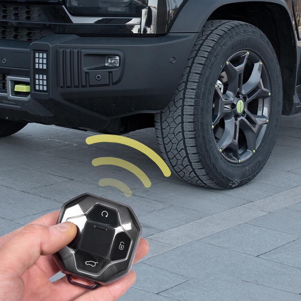 Мягкий чехол для ключа из ТПУ с 4 кнопками, защитный чехол для пульта дистанционного управления, автомобильные аксессуары для Chery Jetour T2 Traveler 2023 2024, бесключевые автомобильные аксессуары