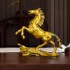 Aris & Juno Brass Horse Figurine – Chinese Feng Shui Career Success, Wealth & Prosperity Symbol for Entryway, Office Desk or Home Decor, Business
