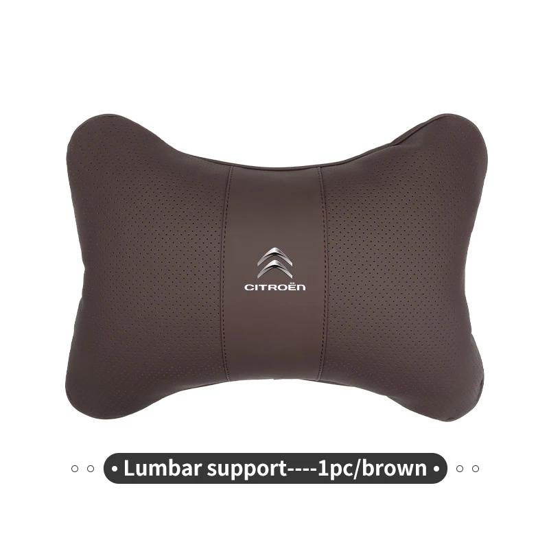 POOR1 Car Seat Back Head Neck Pillow Cushion Headrest Lumbar Support For Citroen Grand Berlingo Jumper Celysee Xsara Picasso Aircross