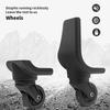 4pcs Travel Suitcase Replacement Wheels Practical Plastic Swivel Luggage Casters Repair Accesories for Easy Mobility