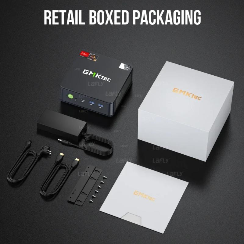 Мини-ПК GMKtec M6 AMD R5 6600H 6-ядерный 12-поточный 16 ГБ DDR5 512 ГБ PCIe 3.0 SSD WiFi 6 BT5.2 Настольный компьютер