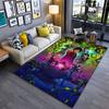 "Fantasy Sci-Fi Adventure Scene" Suitable As a Non-slip Mat for the Living Room or Bedroom Sofa
