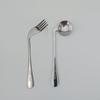 Elderly Patients Curved Spoon Fork Angled Feeding Aid Tableware Self Feeding Utensil  Elderly Care