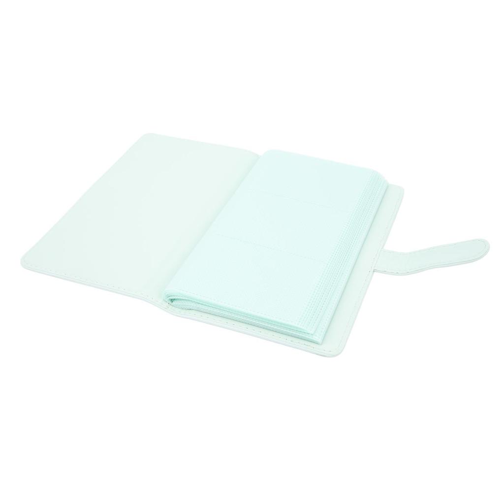3 Inch 108 Pockets Photo Album PU Leather Mini Photo Album for Movie Tickets Business Cards