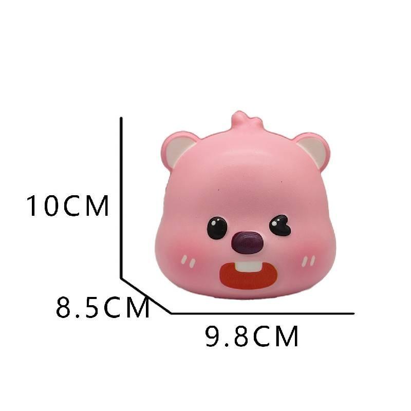 Korean Loopy Slow Rebound Squishy Toy Squeeze Fun Beaver Decoration