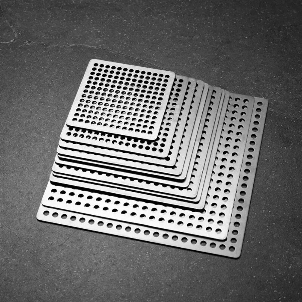 Stainless Steel Drainage Net Cover Square Sink Strainer Drain Filter Toilet