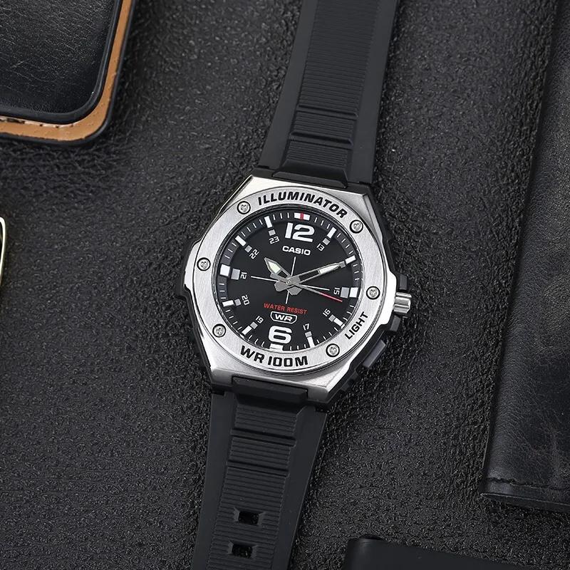 Casio Мужские черные часы 50,6 мм MWA-100H-1A-