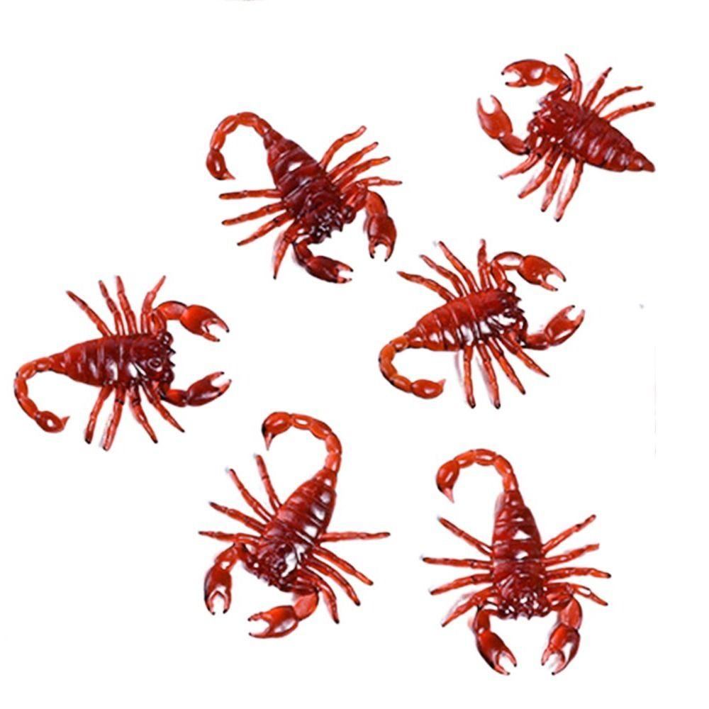 10pcs/lot Prank Funny Trick Joke Toys Special Lifelike Model Simulation Fake Rubber Cockroach Centipede Scorpion Gecko Bug Toy