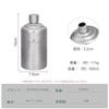Boundless Voyage Titanium Flask 500ml 1000ml Crystal Finish Lightweight Rustproof Whiskey Sake Bottle Outdoor Camping Ti3268D (500ml)