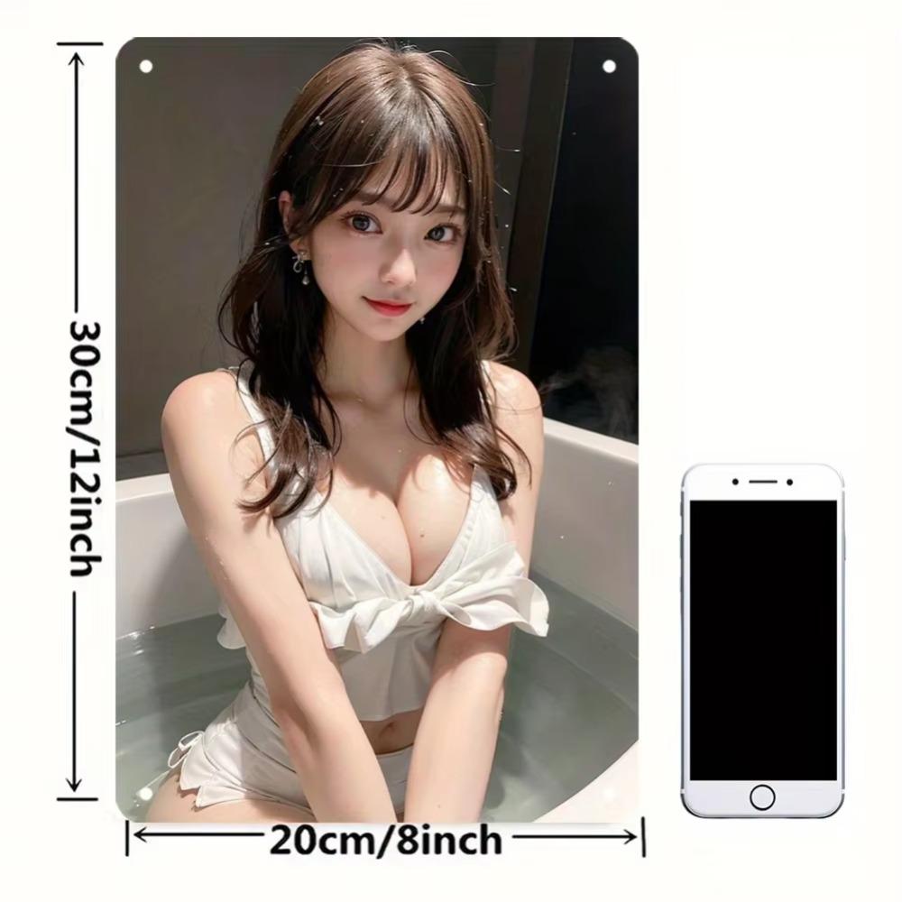 Винтажная металлическая жестяная табличка Ретро декор для стен 8x12 Кафе Ванная комната Гостиная Офис Подарок