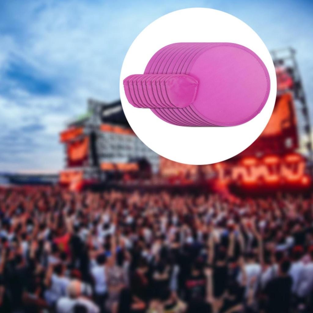 Складной веер из 10 предметов, Летающий диск, Классический, Диаметр 20 см, Круглый, Портативный для