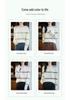 Korean Striped Crew Neck Long Sleeve Knit Sweater for Women - 2025 Autumn Loose Fit