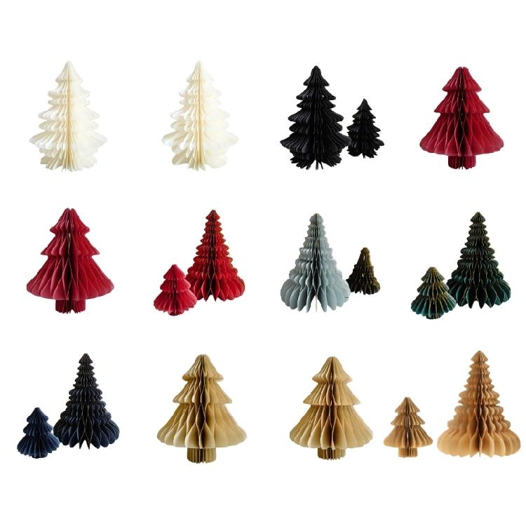 Elegant Paper Crafts for Festive Decorating Christmas Home Desk Ornamant